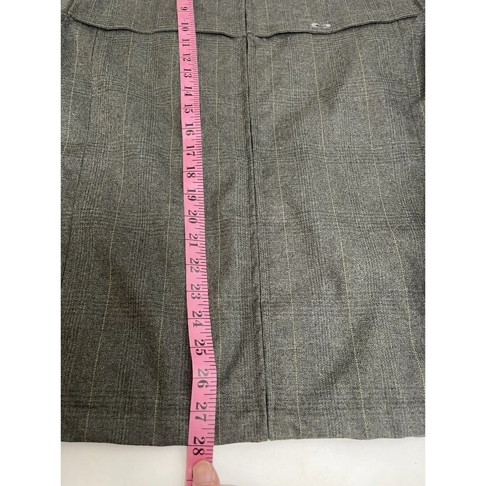 Oakley Jacket Mens Size Small Gray Pinstripe Full Zip Long Sleeve - Picture 11 of 11